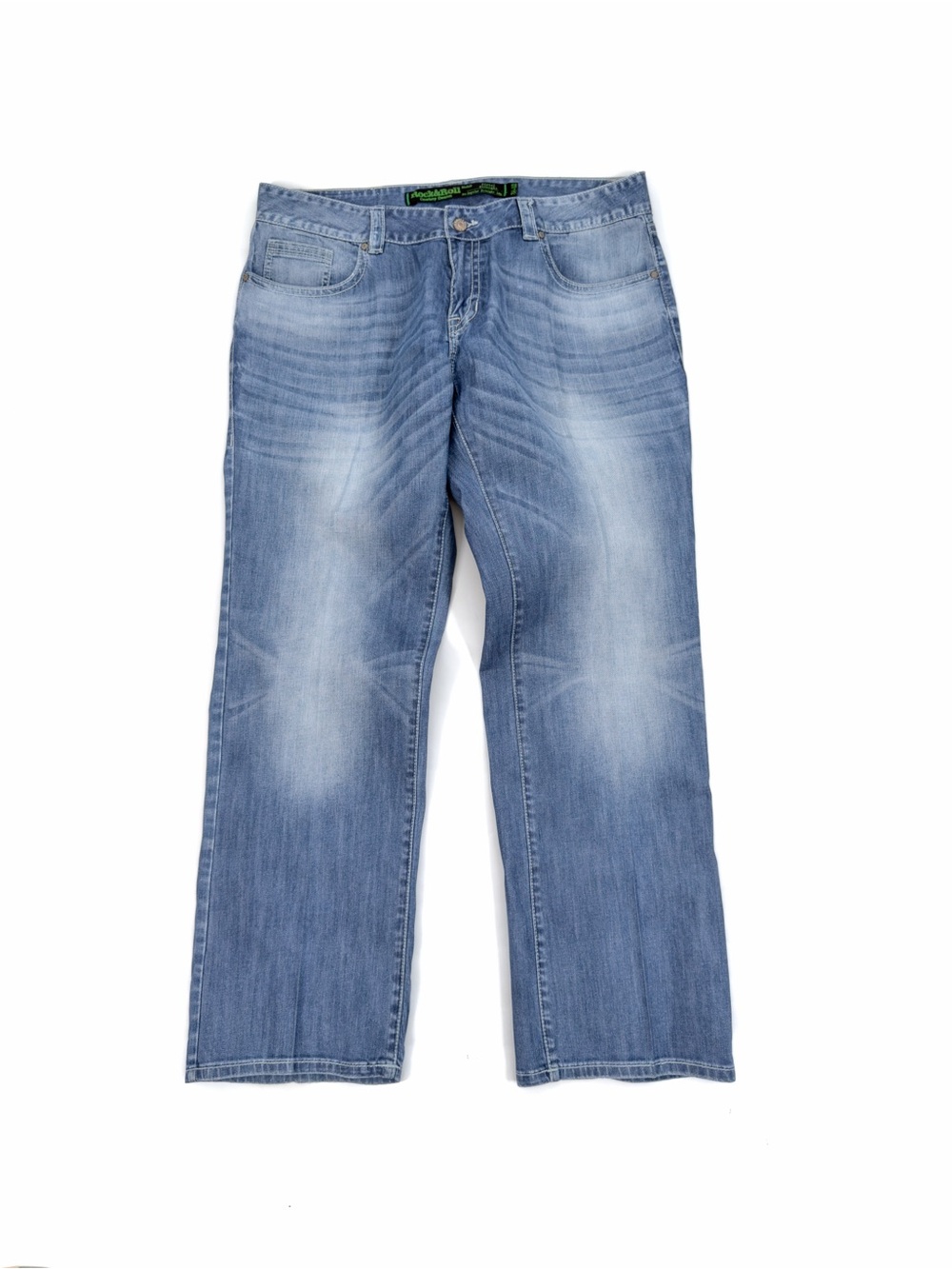 Rock & Roll Denim Mens Pistol Regular Straight Leg 39/34 (Tag 38/32) Starched